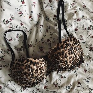Victoria’s Secret PINK 32C Leopard Push-Up Bra